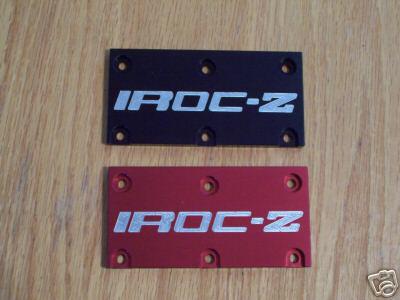  tpi throttle body  cover plate iroc camaro z28