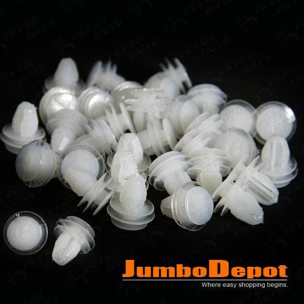 40 x pcs hot style for honda accord element door trim panel retainer white clips