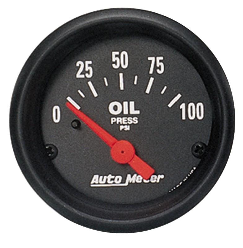 Auto meter 2634 z-series; electric oil pressure gauge