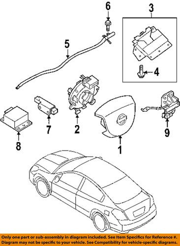 Nissan oem 25554zx00a air bag-clockspring