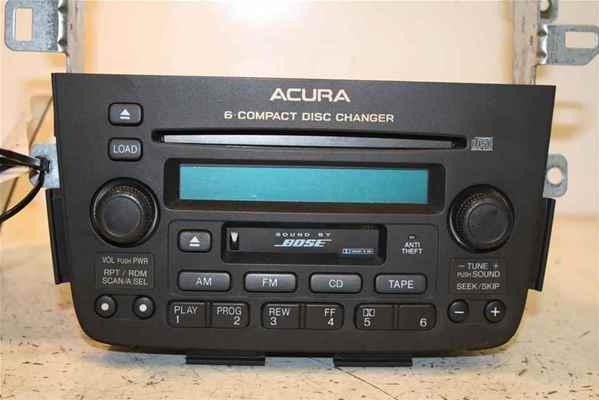 03 acura mdx am-fm 6 disc cd cassette radio oem lkq