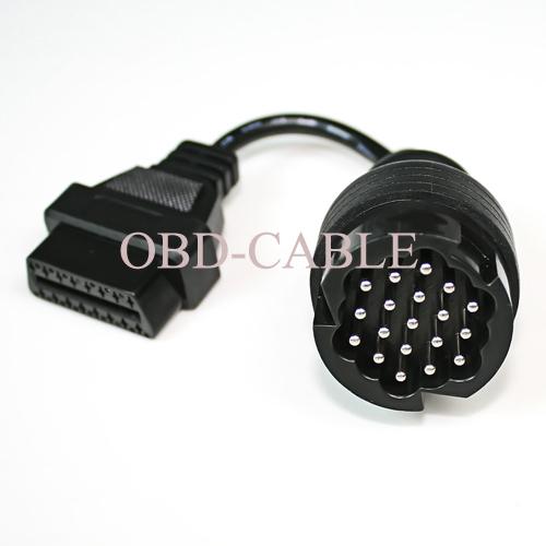 Porsche 19 pin to obd obd2 16 pin female adaptor cable