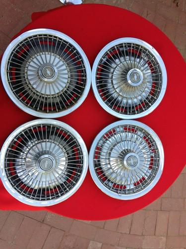 1967-68 chevy chevelle corvette camaro wire spoke hubcaps wheel covers motor div