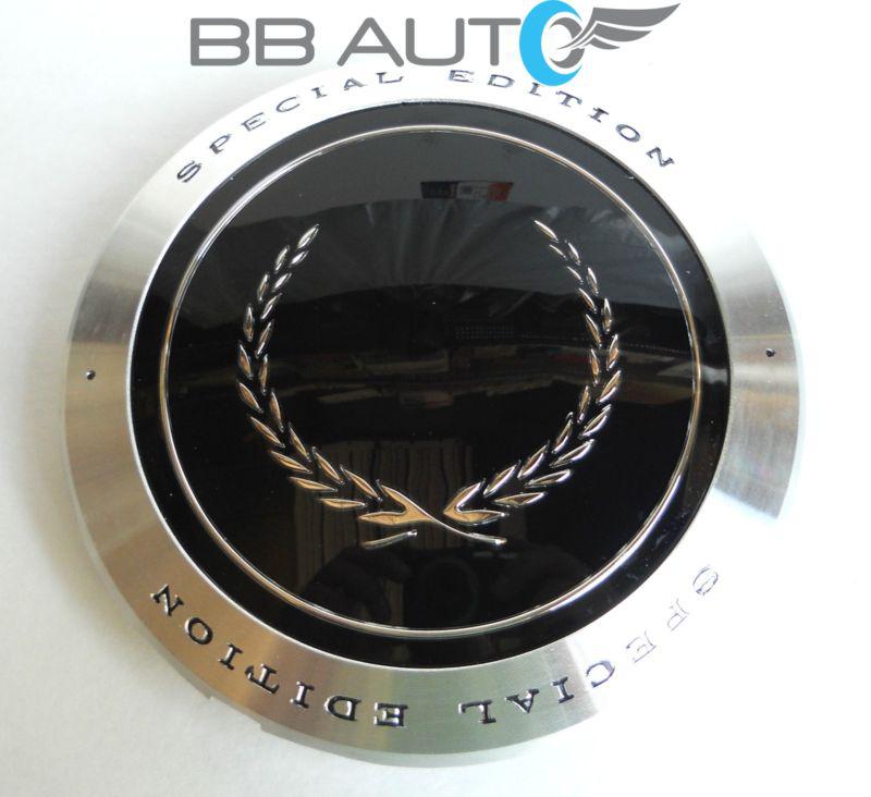 Cadillac deville seville alloy special edition chrome wreath hub center cap new