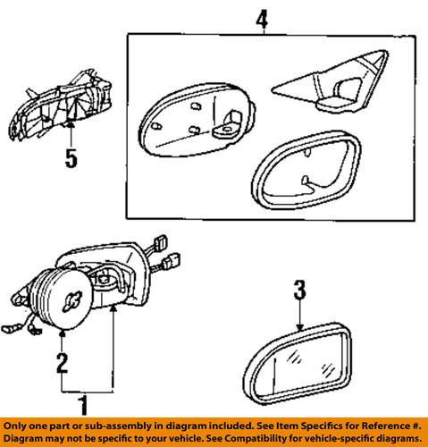 Mercedes-benz-mb oem 2088102076 outside mirrors-door-frame assembly