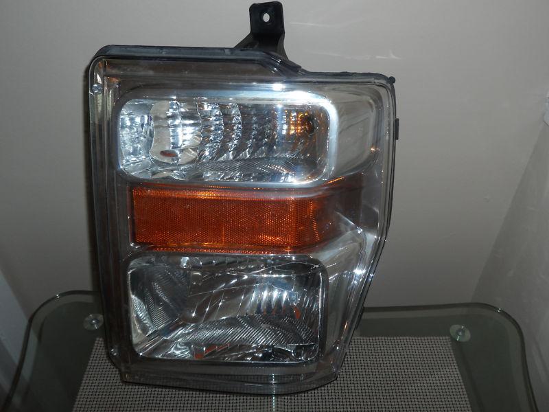 2008 2009 2010 ford super duty f250 350 450 left front headlight nice oem!!!