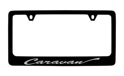 Dodge genuine license frame factory custom accessory for caravan style 4