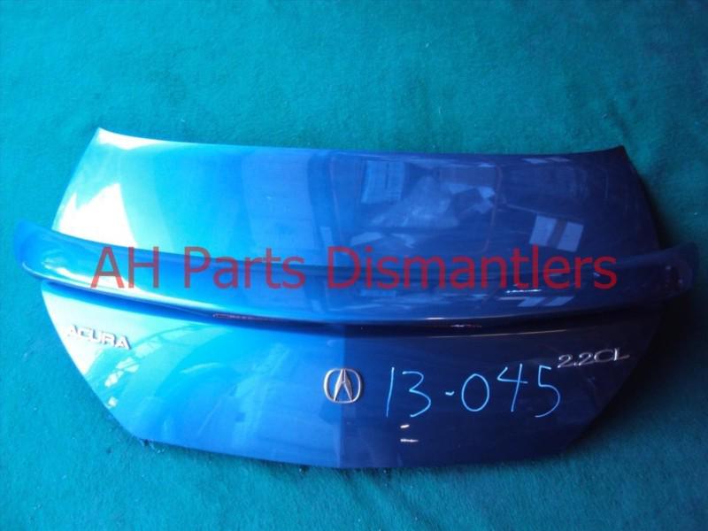 97 98 99 acura cl blue trunk lid rear deck with spoiler oem