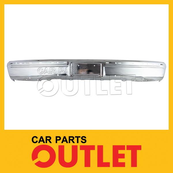 1973 73 buick apollo front bumper face bar chrome gm1002243 new steel for 2/4dr