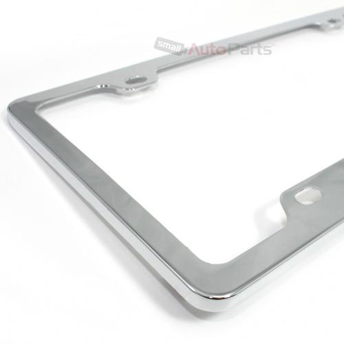 Chrome elegant metal custom license plate tag frame for auto-car-truck-suv