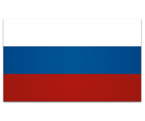 Russia flag decal 5"x3" russian soviet vinyl car window bumper sticker zu1