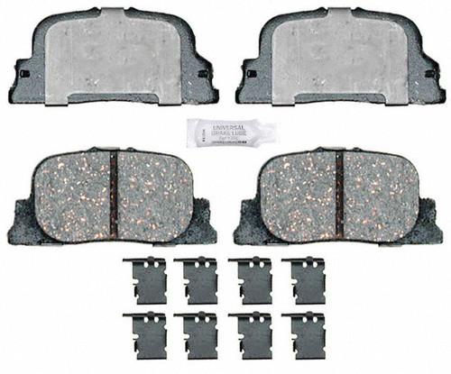 Acdelco durastop 17d1088ch brake pad or shoe, rear-ceramic brake pad