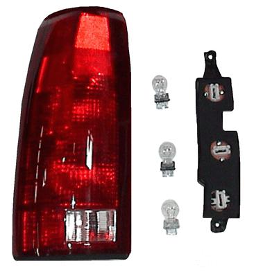 Tail light brake lamp assembly & connector rear driver side left lh