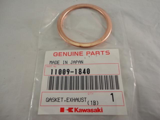 Nos kawasaki gasket exhaust pipe holder - muffler  h1  w1 w2 kz750 zx 11009-1840