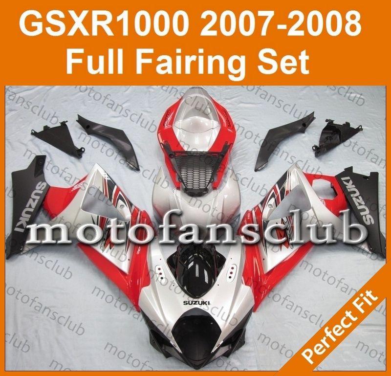 Fit suzuki gsxr 1000 07 08 gsx-r 2007 2008 fairing bodywork plastics k7 #30 b