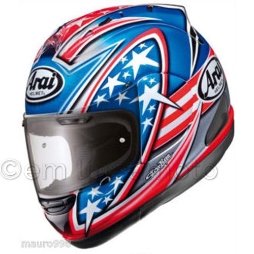 _ helmet arai rx-7 gp nicky hayden xs