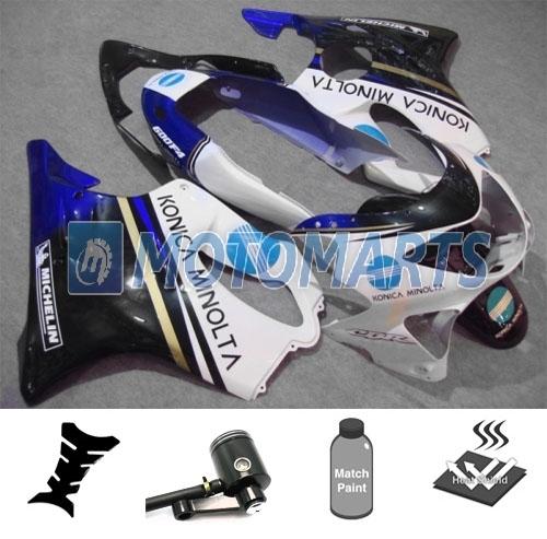 Bundle fairing kit w/ brake fluid reservoir oil pot for honda cbr600 f4 99 00 ae