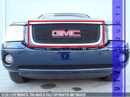 2001 - 2009 gmc envoy upper 1pc billet grille black kit 01 02 03 04 05 06 07 08 