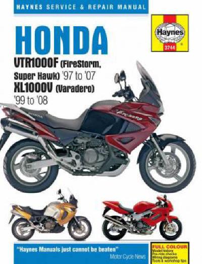 1997-2007 honda vtr1000 super hawk repair manual