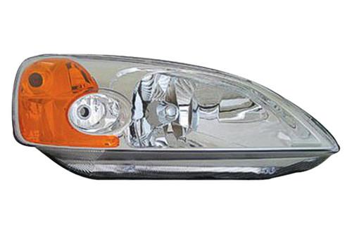 Replace ho2519102 - 01-03 honda civic front rh headlight lens housing