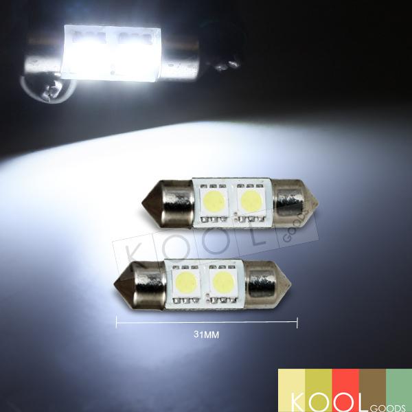 Good 2 pcs led dome map interior light bulbs hid white honda