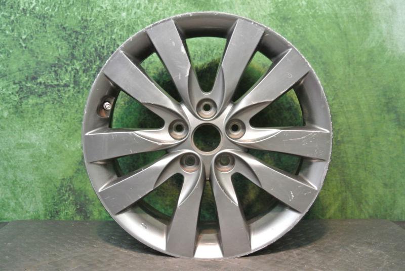 Kia forte 2010 2011 2012 17" oem rim 74647 529101m360 61510235