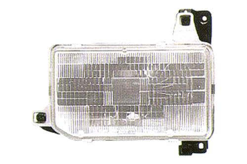 Replace ni2502104 - 88-89 nissan hardbody front lh headlight assembly