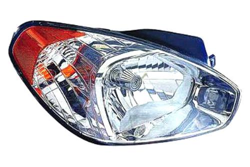 Replace hy2503137v - 2006 fits hyundai accent front rh headlight assembly