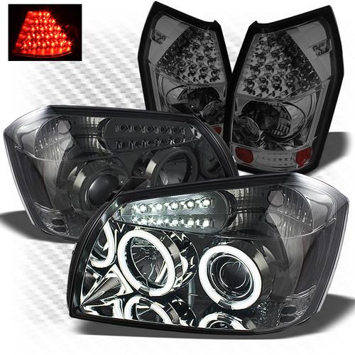 05-07 magnum smoked ccfl projector headlights + philips-led perform tail lights