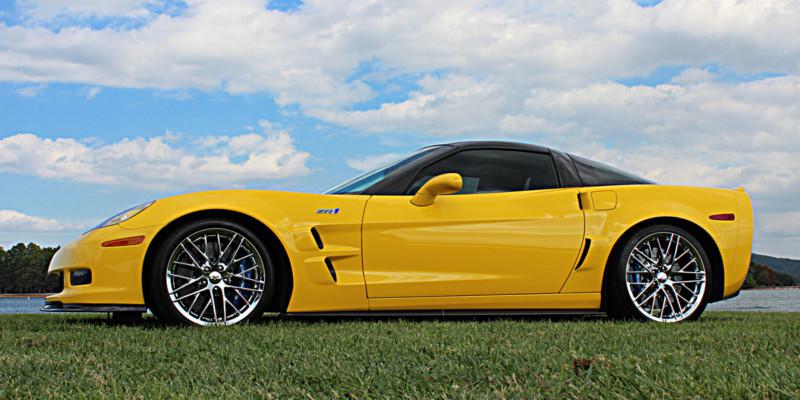 Chevy corvette velocity yellow zr1 hd poster super car print multiple sizes 