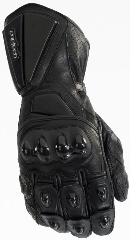 Cortech latigo rr black xs leather motorcycle riding race ready gloves xsmall