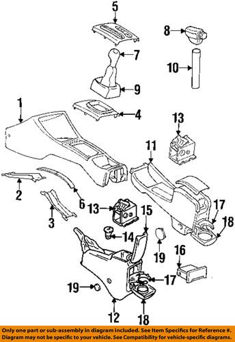 Volkswagen oem 1h0711115ac22 console-boot