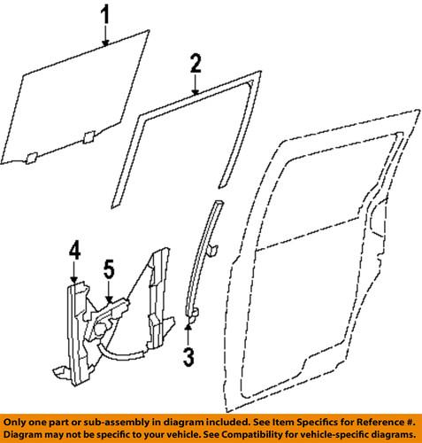 Volkswagen oem 7b0847462 window regulator