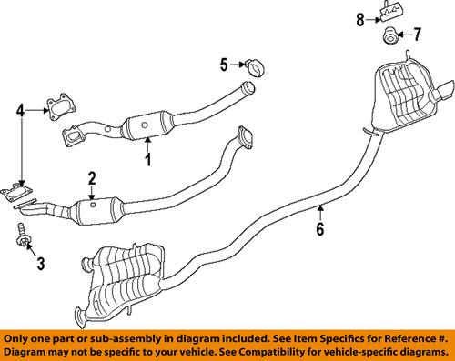 Dodge oem 53010369aa exhaust muffler