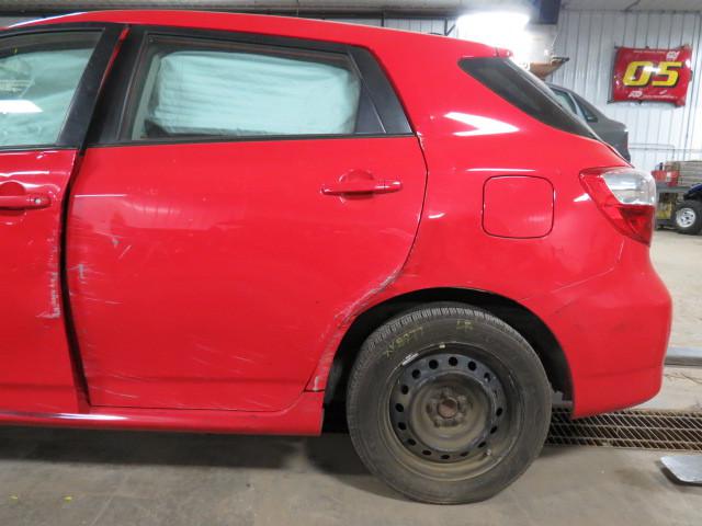 2009 toyota matrix rear door window regulator power left