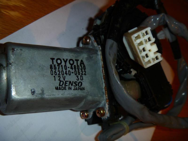 99 00 01 02 03 lexus, rx 300 rear left window regulator motor oem 85710-48030