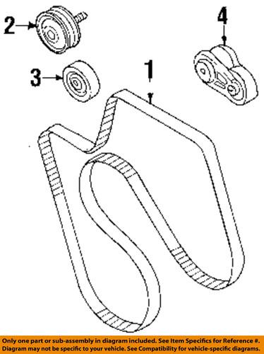 Gm oem 98057284 idler pulley/drive belt idler pulley