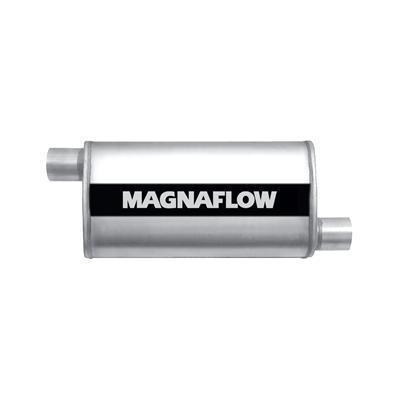 (2) magnaflow 11265 muffler 2.25" inlet/2.25" outlet stainless steel natural