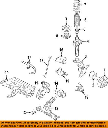 Audi oem 1k0407152bc suspension control arm/control arm