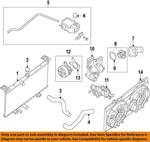 Nissan oem 11061zj60a water pump/engine water pump housing