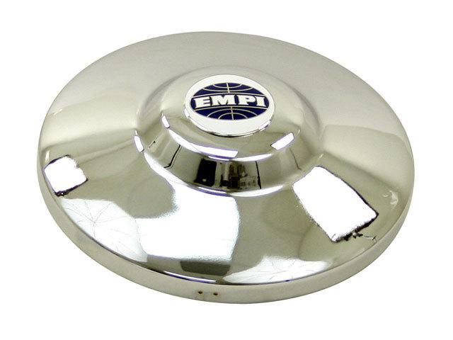 Vw porsche 4 lug nipple hub cap w/empi crest each