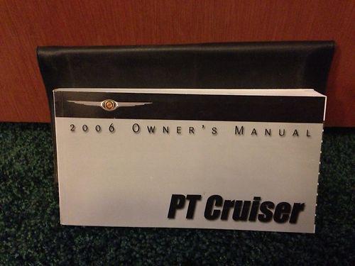 2006 chrysler pt cruiser owners manual