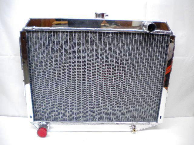 Be cool polished aluminum radiator mopar a body  1972-1976 dart valiant demon