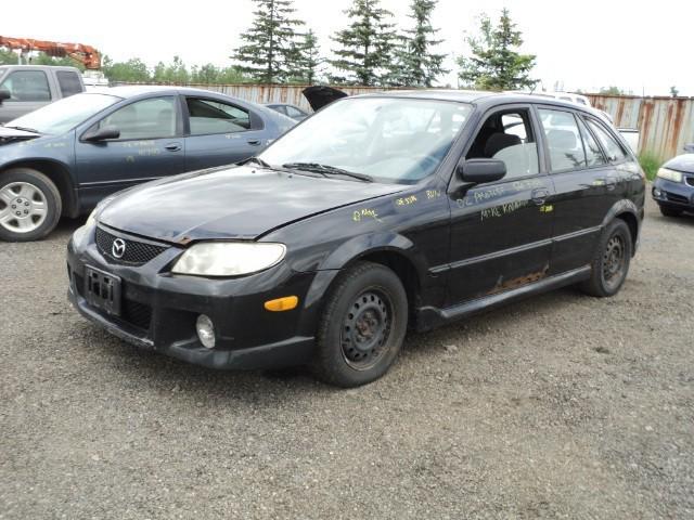 01 02 03 mazda protege l. frt spindle/knuckle 5 lug rear disc brakes w/abs