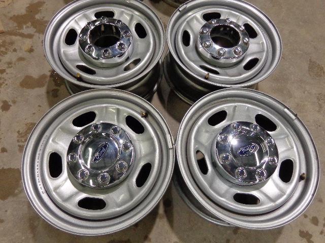 4- 2012 ford f250 factory 17" steel wheels 05 - 13 f350 102b