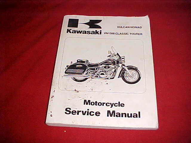 Oem kawasaki motorcycle dealer service repair manual vn 1500 vn1500 vulcan 1998