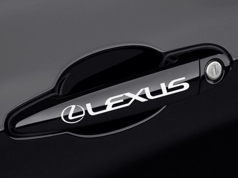 Lexus is 200 250 300 350 c es gs 430 rx door handle decal sticker emblem logo 