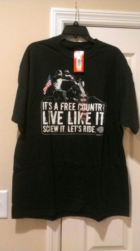 Harley davidson free country t-shirt 