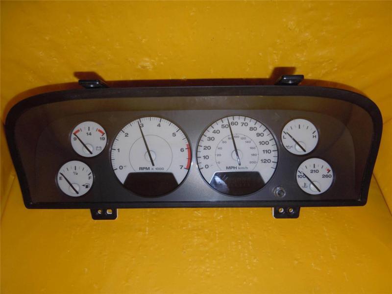 02 03 04 grand cherokee speedometer instrument cluster dash panel gauges 163,844