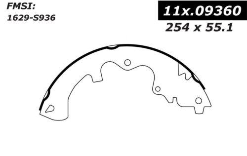 Centric 111.09360 brake pad or shoe, rear-new brake shoe-preferred